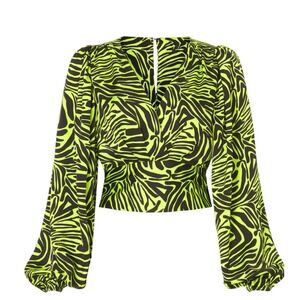 Ronny Kobo  -‎ Zebra Crop top Size 6